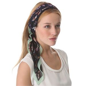 CLUB MONACO Silk Headscarf